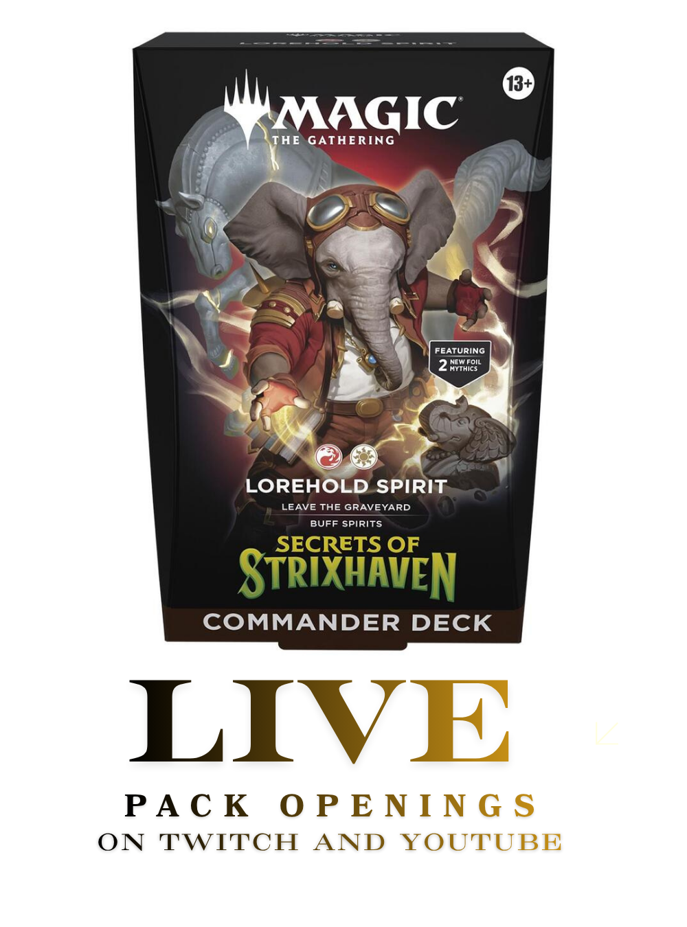 MTG: Secrets of Strixhaven Lorehold Spirit Commander Deck