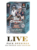 TOPPS Chrome NFL 2025 Blaster Box