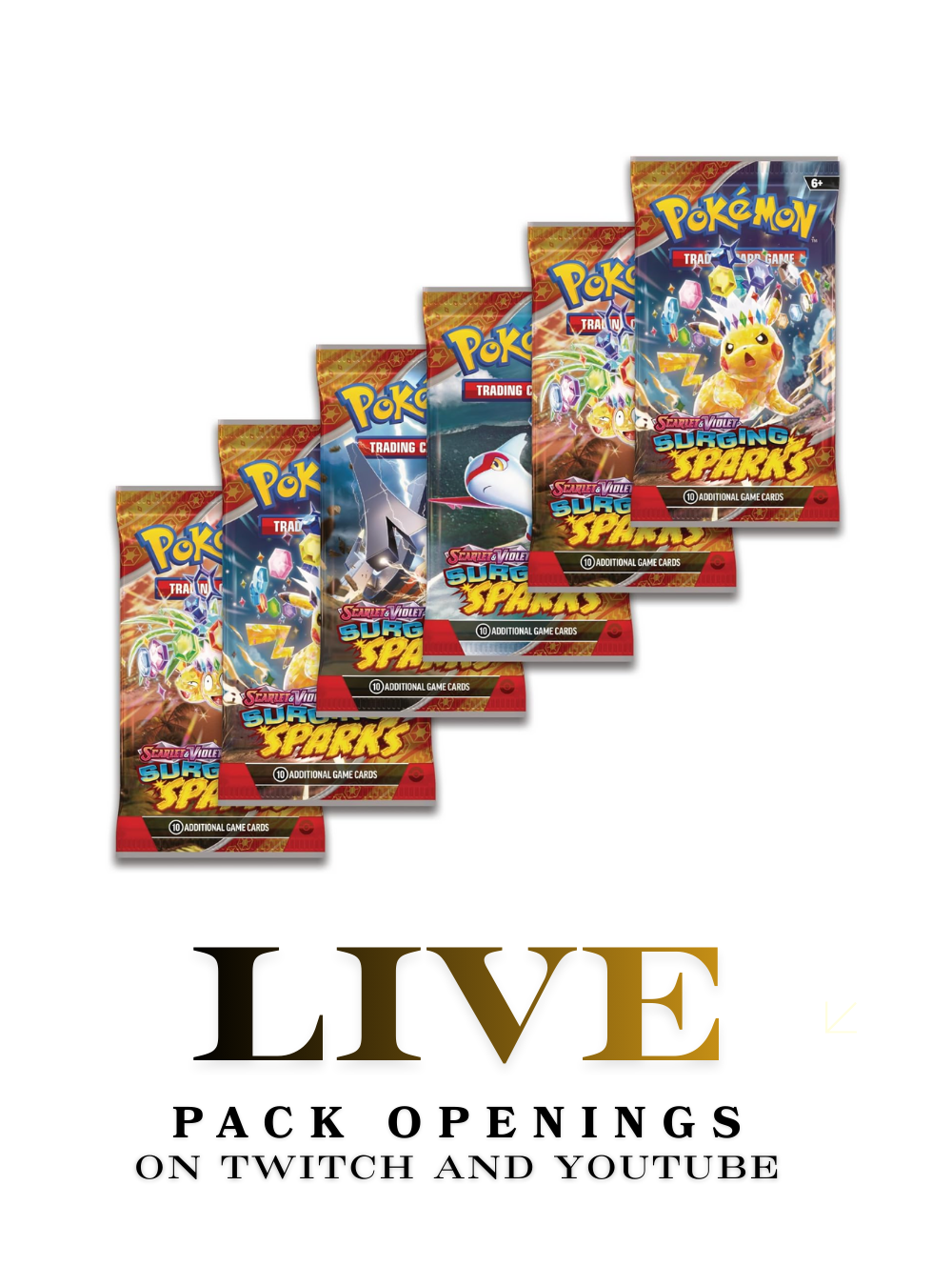 Surging Sparks Booster Pack