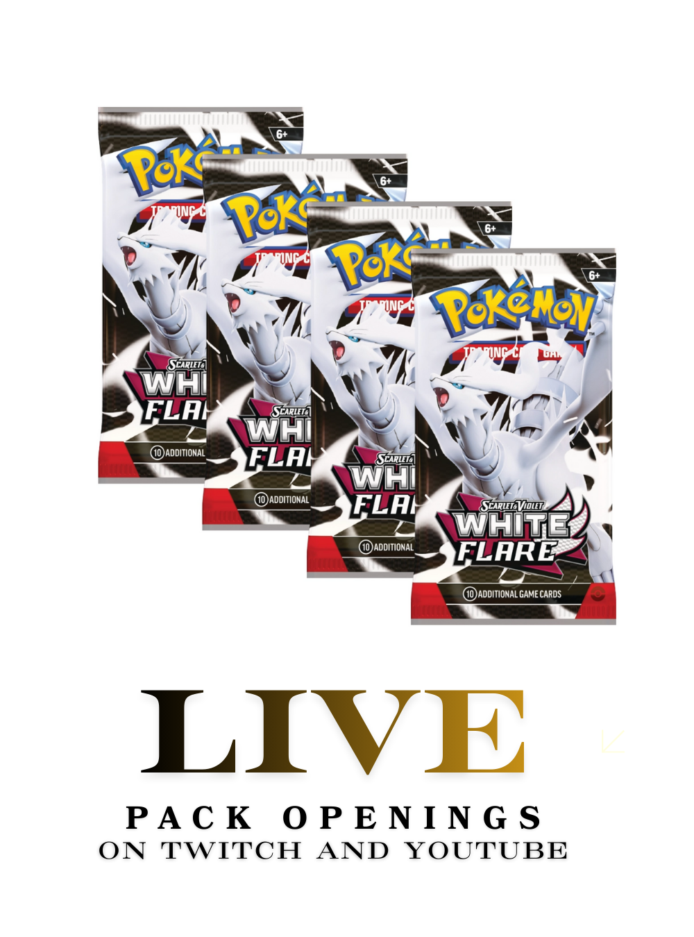 White Flare Booster LIVE Open