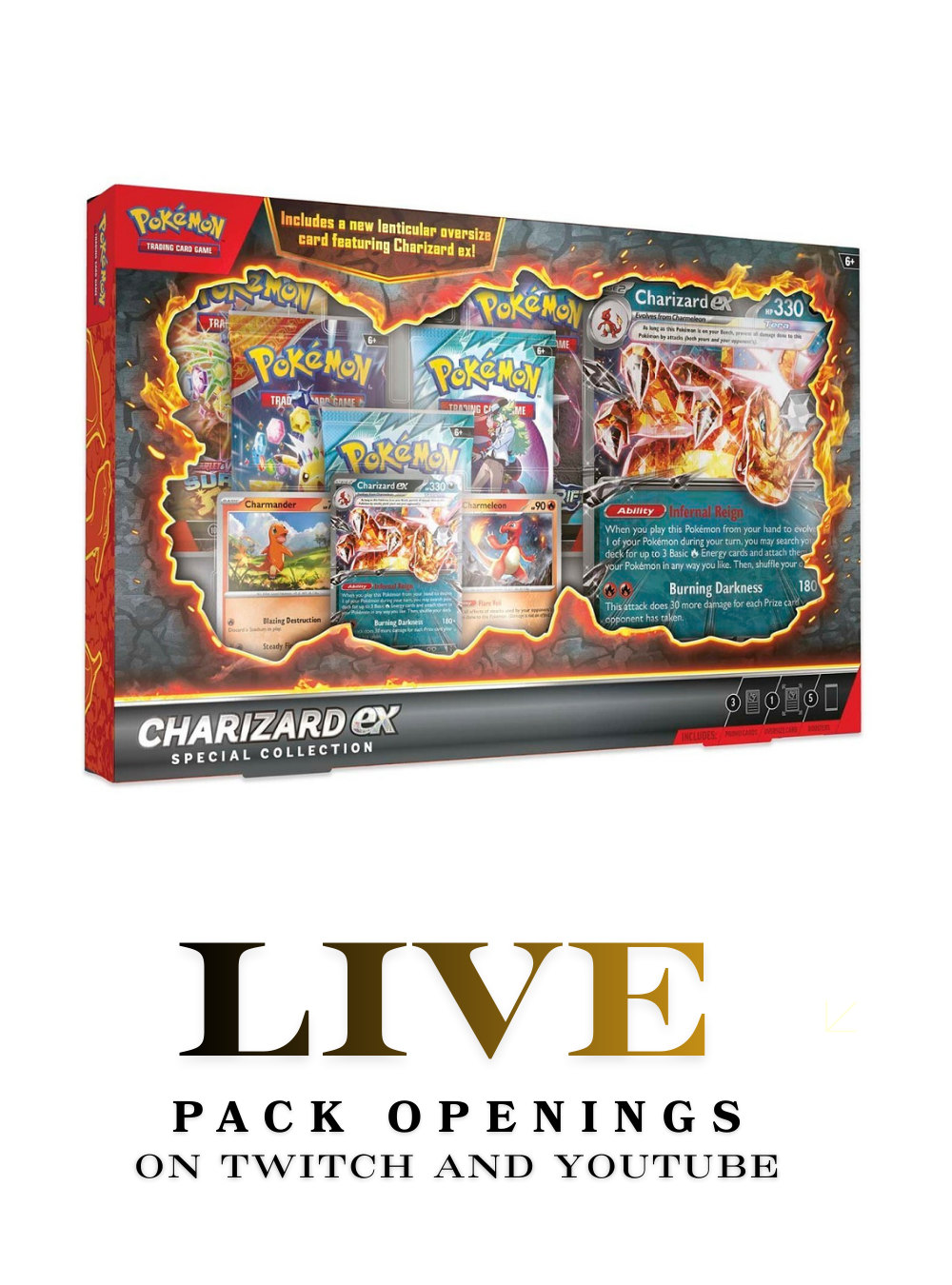 Charizard EX Special Collection Live Open